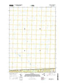 Mooers OE N New York Current topographic map, 1:24000 scale, 7.5 X 7.5 Minute, Year 2016
