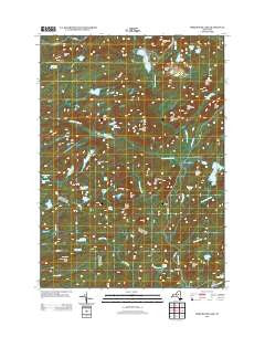 Morehouse Lake New York Historical topographic map, 1:24000 scale, 7.5 X 7.5 Minute, Year 2013