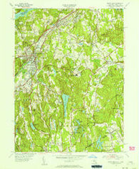 Mount Kisco New York Historical topographic map, 1:24000 scale, 7.5 X 7.5 Minute, Year 1955