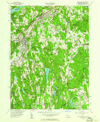 Mount Kisco New York Historical topographic map, 1:24000 scale, 7.5 X 7.5 Minute, Year 1955