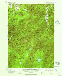 Mount Marcy New York Historical topographic map, 1:62500 scale, 15 X 15 Minute, Year 1953