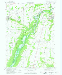 Mount Morris New York Historical topographic map, 1:24000 scale, 7.5 X 7.5 Minute, Year 1972
