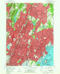 Mount Vernon New York Historical topographic map, 1:24000 scale, 7.5 X 7.5 Minute, Year 1956