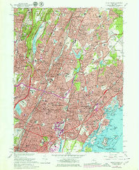 Mount Vernon New York Historical topographic map, 1:24000 scale, 7.5 X 7.5 Minute, Year 1966