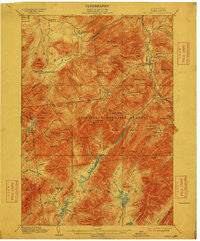 Mt. Marcy New York Historical topographic map, 1:62500 scale, 15 X 15 Minute, Year 1902