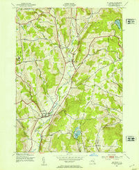 Mt Vision New York Historical topographic map, 1:24000 scale, 7.5 X 7.5 Minute, Year 1943