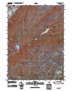 Napanoch New York Historical topographic map, 1:24000 scale, 7.5 X 7.5 Minute, Year 2010