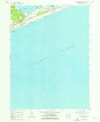 Napeague Beach New York Historical topographic map, 1:24000 scale, 7.5 X 7.5 Minute, Year 1956