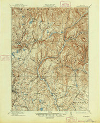 Neversink New York Historical topographic map, 1:62500 scale, 15 X 15 Minute, Year 1910