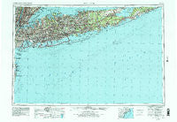 New York New York Historical topographic map, 1:250000 scale, 1 X 2 Degree, Year 1960