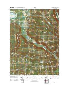New Albion New York Historical topographic map, 1:24000 scale, 7.5 X 7.5 Minute, Year 2013