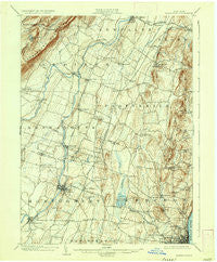 Newburgh New York Historical topographic map, 1:62500 scale, 15 X 15 Minute, Year 1903