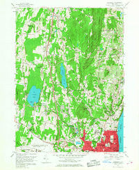 Newburgh New York Historical topographic map, 1:24000 scale, 7.5 X 7.5 Minute, Year 1957