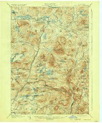 Newcomb New York Historical topographic map, 1:62500 scale, 15 X 15 Minute, Year 1901