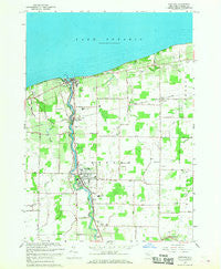 Newfane New York Historical topographic map, 1:24000 scale, 7.5 X 7.5 Minute, Year 1965