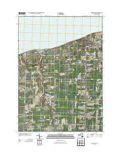 Newfane New York Historical topographic map, 1:24000 scale, 7.5 X 7.5 Minute, Year 2013