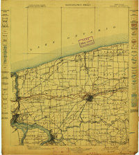 Niagara New York Historical topographic map, 1:125000 scale, 30 X 30 Minute, Year 1899