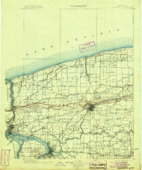 Niagara New York Historical topographic map, 1:125000 scale, 30 X 30 Minute, Year 1899