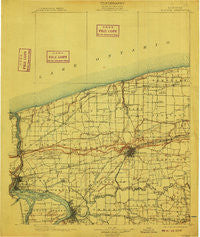 Niagara New York Historical topographic map, 1:125000 scale, 30 X 30 Minute, Year 1899