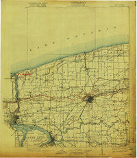 Niagara New York Historical topographic map, 1:125000 scale, 30 X 30 Minute, Year 1899