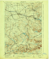 Nicholville New York Historical topographic map, 1:62500 scale, 15 X 15 Minute, Year 1921