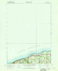 Ninemile Point New York Historical topographic map, 1:24000 scale, 7.5 X 7.5 Minute, Year 1952