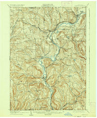 Nineveh New York Historical topographic map, 1:62500 scale, 15 X 15 Minute, Year 1905