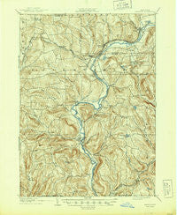 Nineveh New York Historical topographic map, 1:62500 scale, 15 X 15 Minute, Year 1905