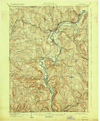Nineveh New York Historical topographic map, 1:62500 scale, 15 X 15 Minute, Year 1905