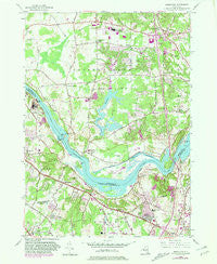 Niskayuna New York Historical topographic map, 1:24000 scale, 7.5 X 7.5 Minute, Year 1954