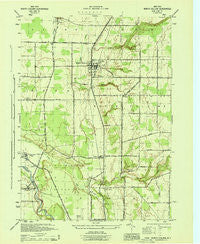 North Collins New York Historical topographic map, 1:31680 scale, 7.5 X 7.5 Minute, Year 1944