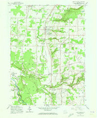 North Collins New York Historical topographic map, 1:24000 scale, 7.5 X 7.5 Minute, Year 1960