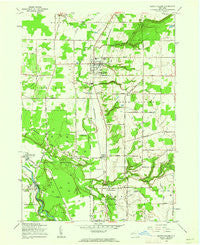 North Collins New York Historical topographic map, 1:24000 scale, 7.5 X 7.5 Minute, Year 1960