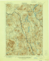 North Creek New York Historical topographic map, 1:62500 scale, 15 X 15 Minute, Year 1897