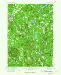 North Creek New York Historical topographic map, 1:62500 scale, 15 X 15 Minute, Year 1958