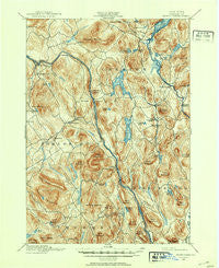 North Creek New York Historical topographic map, 1:62500 scale, 15 X 15 Minute, Year 1895