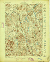 North Creek New York Historical topographic map, 1:62500 scale, 15 X 15 Minute, Year 1897