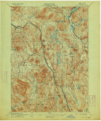 North Creek New York Historical topographic map, 1:62500 scale, 15 X 15 Minute, Year 1897
