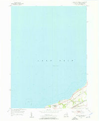 North Of Dunkirk New York Historical topographic map, 1:24000 scale, 7.5 X 7.5 Minute, Year 1955