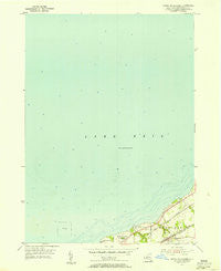North Of Dunkirk New York Historical topographic map, 1:24000 scale, 7.5 X 7.5 Minute, Year 1955