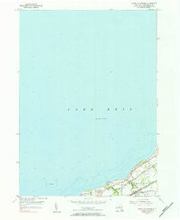 North Of Dunkirk New York Historical topographic map, 1:24000 scale, 7.5 X 7.5 Minute, Year 1955