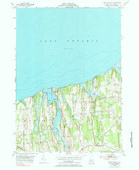 North Wolcott New York Historical topographic map, 1:24000 scale, 7.5 X 7.5 Minute, Year 1953