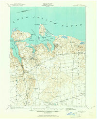 Northport New York Historical topographic map, 1:62500 scale, 15 X 15 Minute, Year 1901
