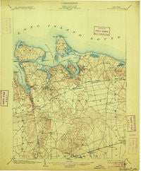 Northport New York Historical topographic map, 1:62500 scale, 15 X 15 Minute, Year 1903