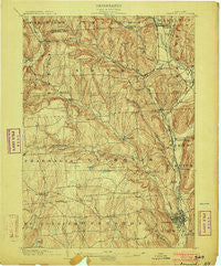 Norwich New York Historical topographic map, 1:62500 scale, 15 X 15 Minute, Year 1903