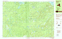 Number Four New York Historical topographic map, 1:25000 scale, 7.5 X 15 Minute, Year 1989