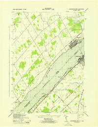 Ogdensburg West New York Historical topographic map, 1:31680 scale, 7.5 X 7.5 Minute, Year 1943