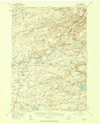 Ohio New York Historical topographic map, 1:62500 scale, 15 X 15 Minute, Year 1954