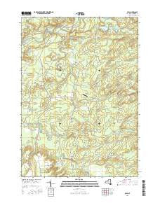Ohio New York Current topographic map, 1:24000 scale, 7.5 X 7.5 Minute, Year 2016