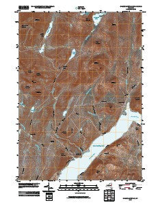 Ohmer Mountain New York Historical topographic map, 1:24000 scale, 7.5 X 7.5 Minute, Year 2010